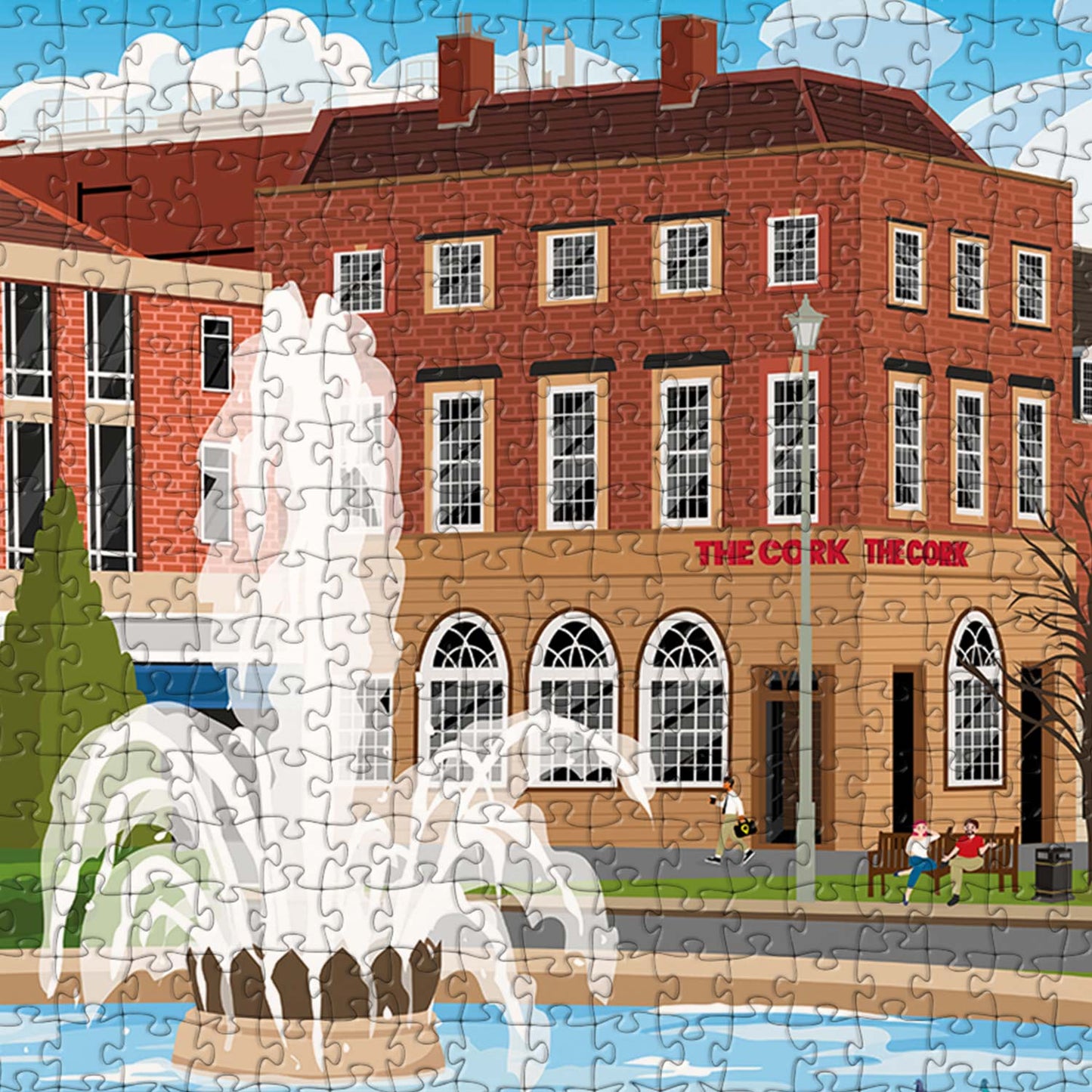 Welwyn Garden City Town Centre Puzzle (1000 pcs)