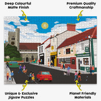 Welwyn High Street Puzzle - Bespoke Jigsaw Puzzles - Local Puzzle 