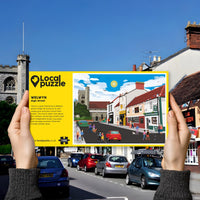 Welwyn High Street Puzzle - Bespoke Jigsaw Puzzles - Local Puzzle 