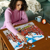 Baldock Town Centre Puzzle - Bespoke Jigsaw Puzzles - Local Puzzle 