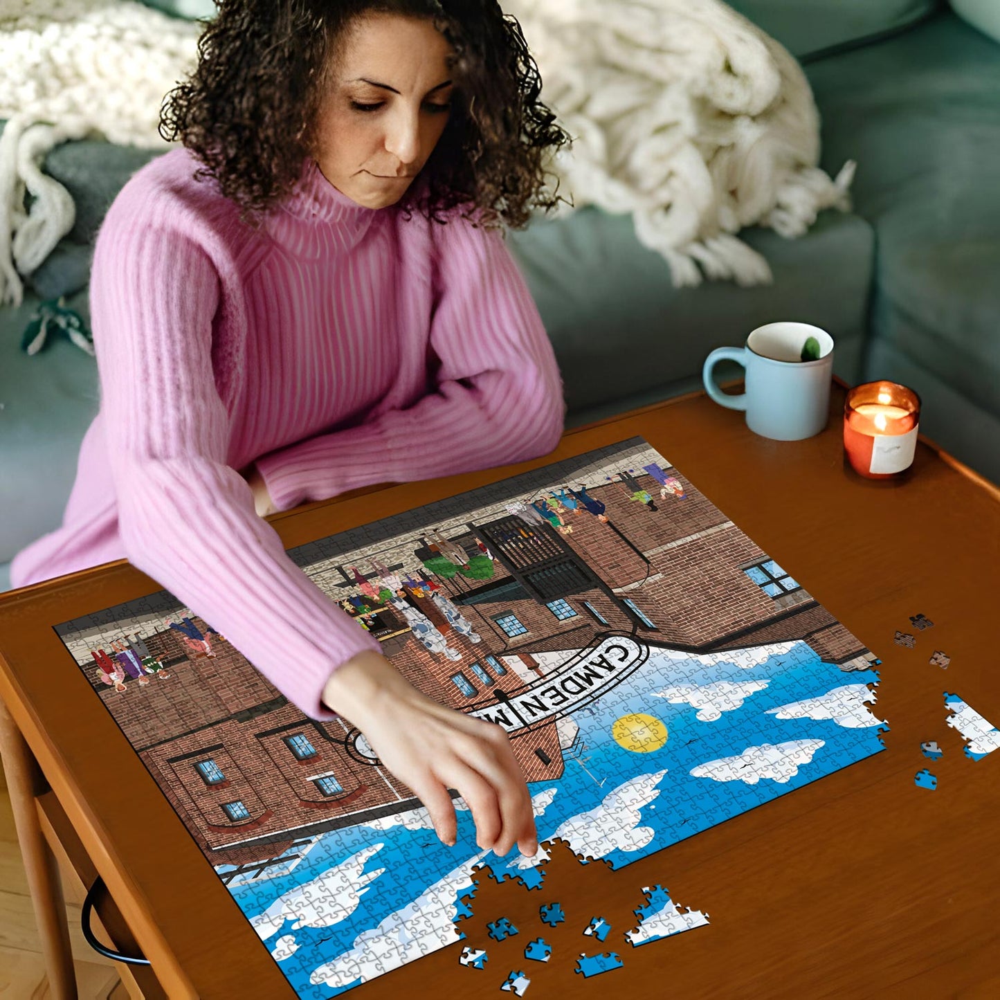 London Camden Market Puzzle (1000 pcs)