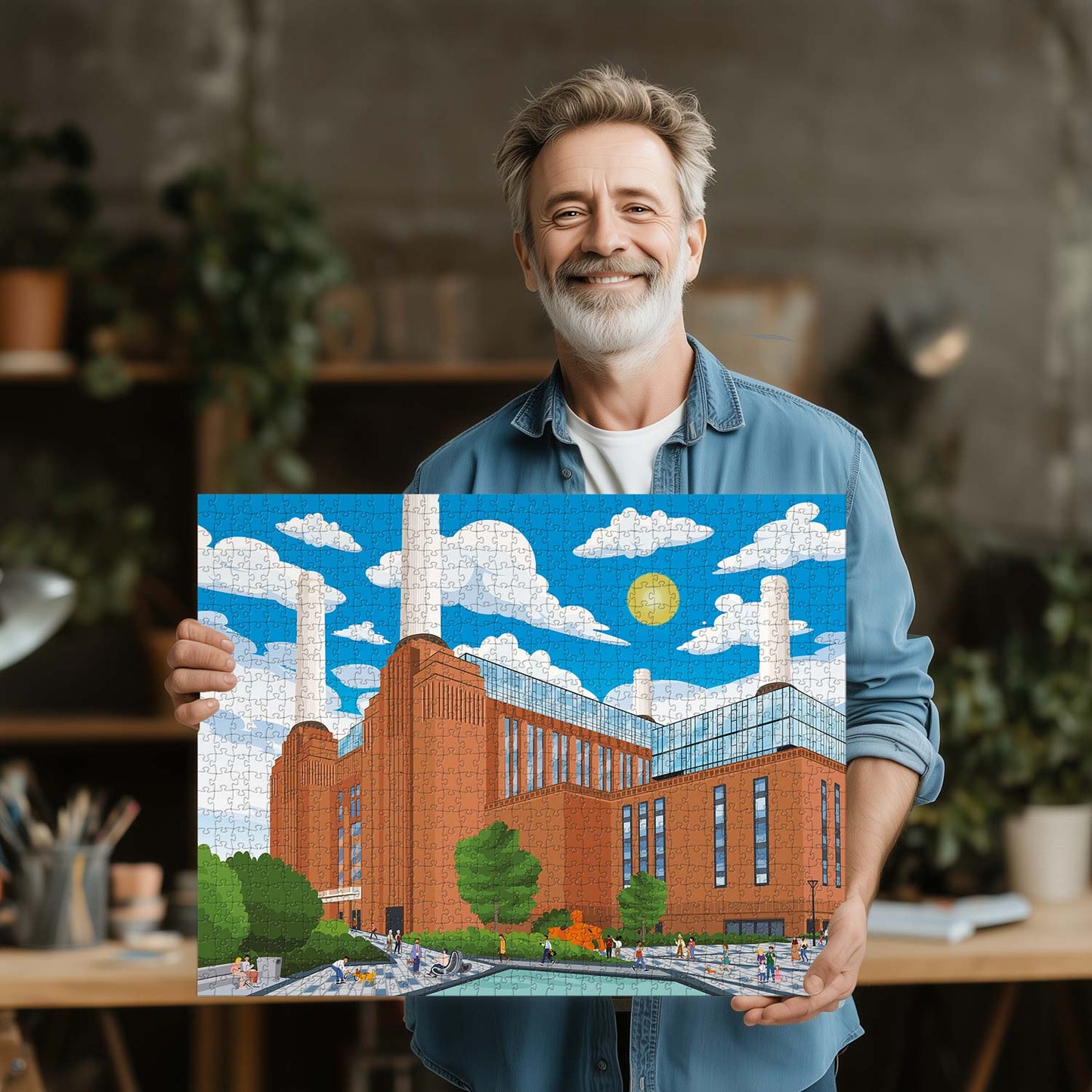 London Battersea Power Station Puzzle (1000 pcs)