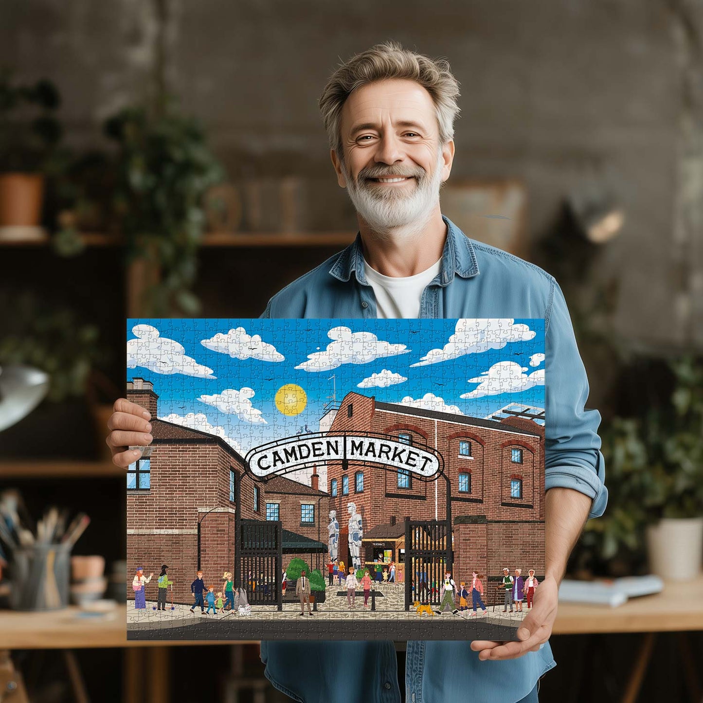 London Camden Market Puzzle (1000 pcs)