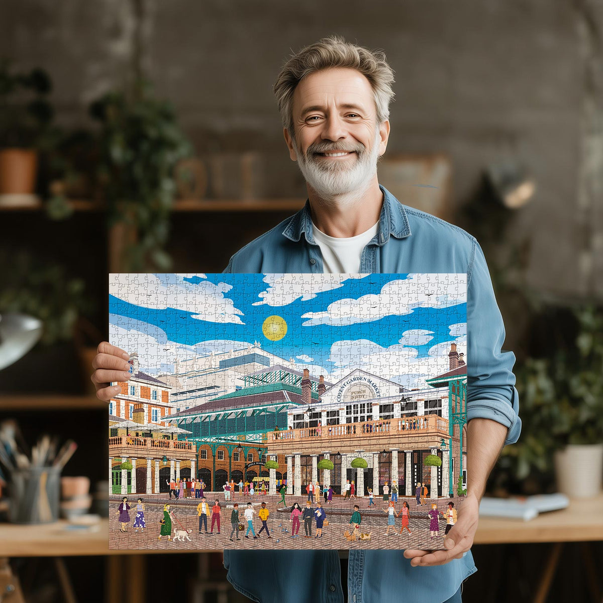 London Covent Garden Piazza Puzzle (1000 pcs)