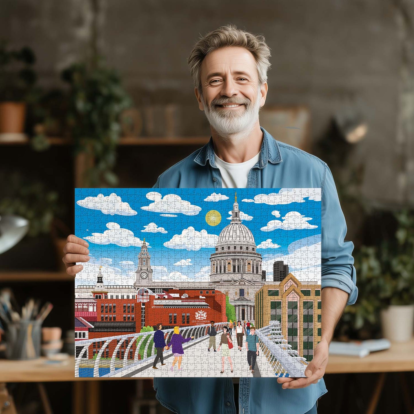 London Millennium Bridge Puzzle (1000 pcs)