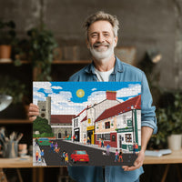 Welwyn High Street Puzzle - Bespoke Jigsaw Puzzles - Local Puzzle 