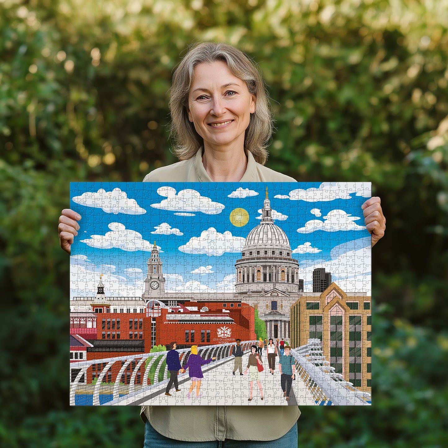 London Millennium Bridge Puzzle (1000 pcs)