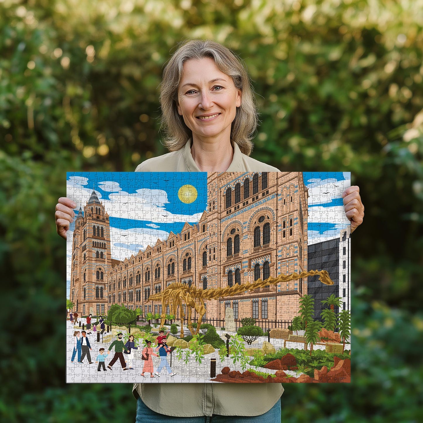 London Natural History Museum Puzzle (1000 pcs)