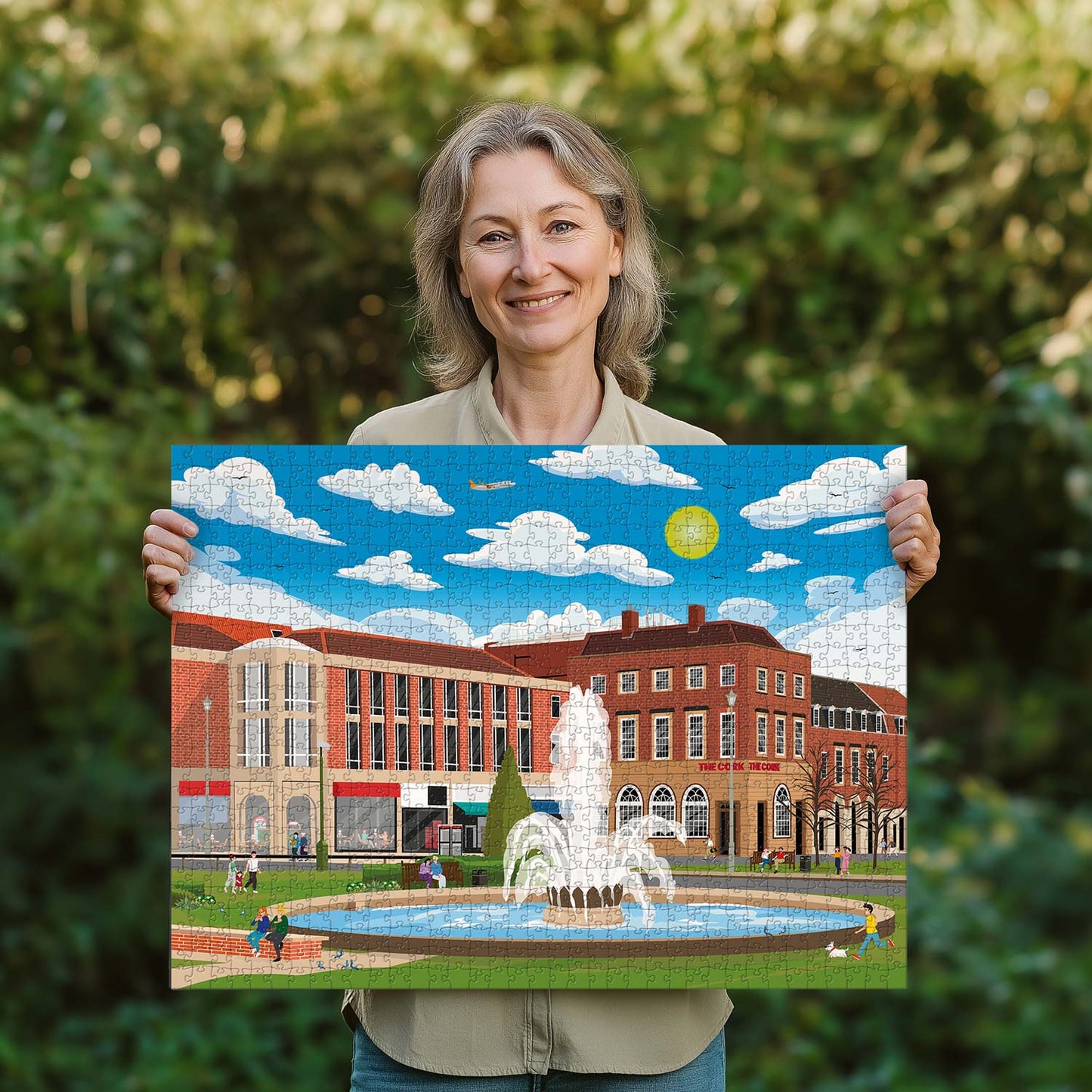 Welwyn Garden City Town Centre Puzzle (1000 pcs)